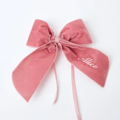 Personalised Dusty Pink Napkin Bow