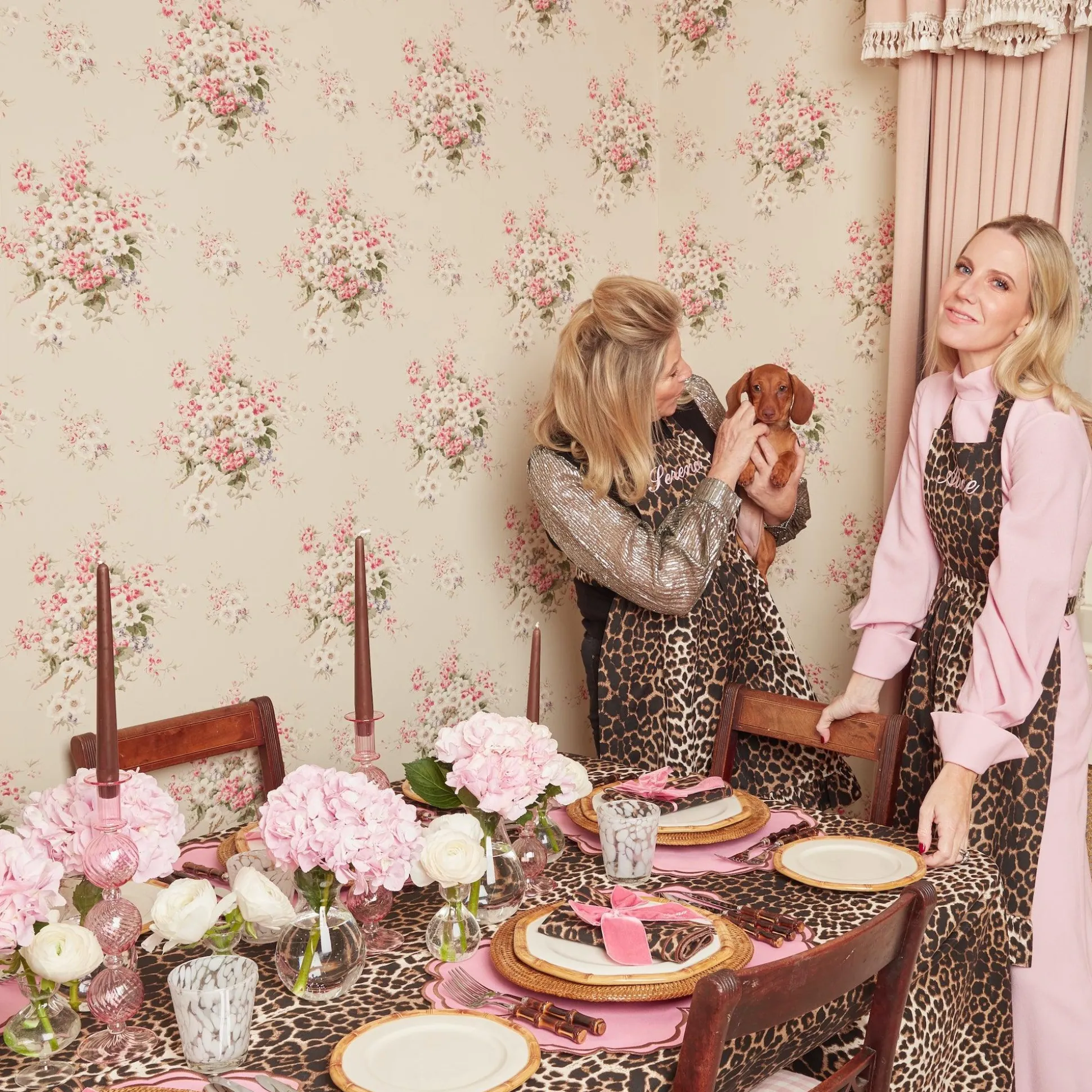 Personalised Dusty Pink Napkin Bow