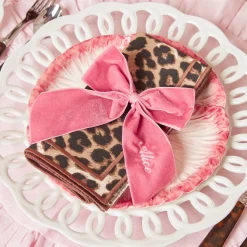 Personalised Dusty Pink Napkin Bow