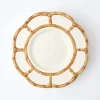 Petal Bamboo Ceramic Dinner Plate