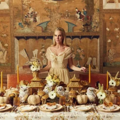 Petal Bamboo Ceramic Dinner Plate (Set Of 4)