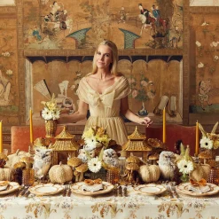 Petal Bamboo Ceramic Starter Plate