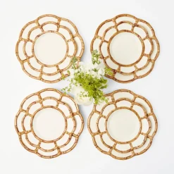 Petal Bamboo Starter Plate (Set Of 4)