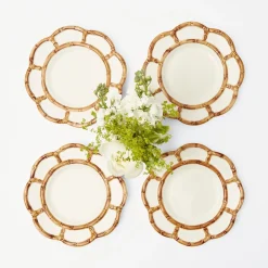 Petal Bamboo Starter Plate (Set Of 4)