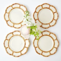 Petal Bamboo Starter Plate (Set Of 4)