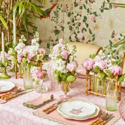 Pink & Green Pagoda Starter Plate