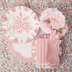 Pink Applique Placemats & Napkins (Set Of 4)