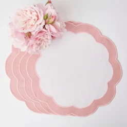 Pink Applique Placemats (Set Of 4)