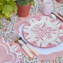Pink Applique Placemats (Set Of 4)