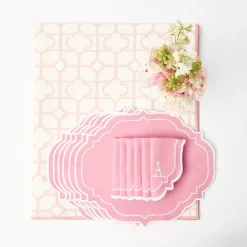 Pink Bamboo & Amelie Linen Set