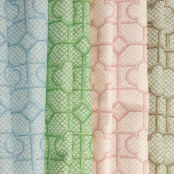 Pink Bamboo Trellis Fabric