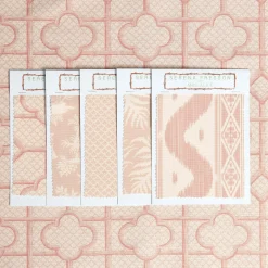 Pink Bamboo Trellis Fabric