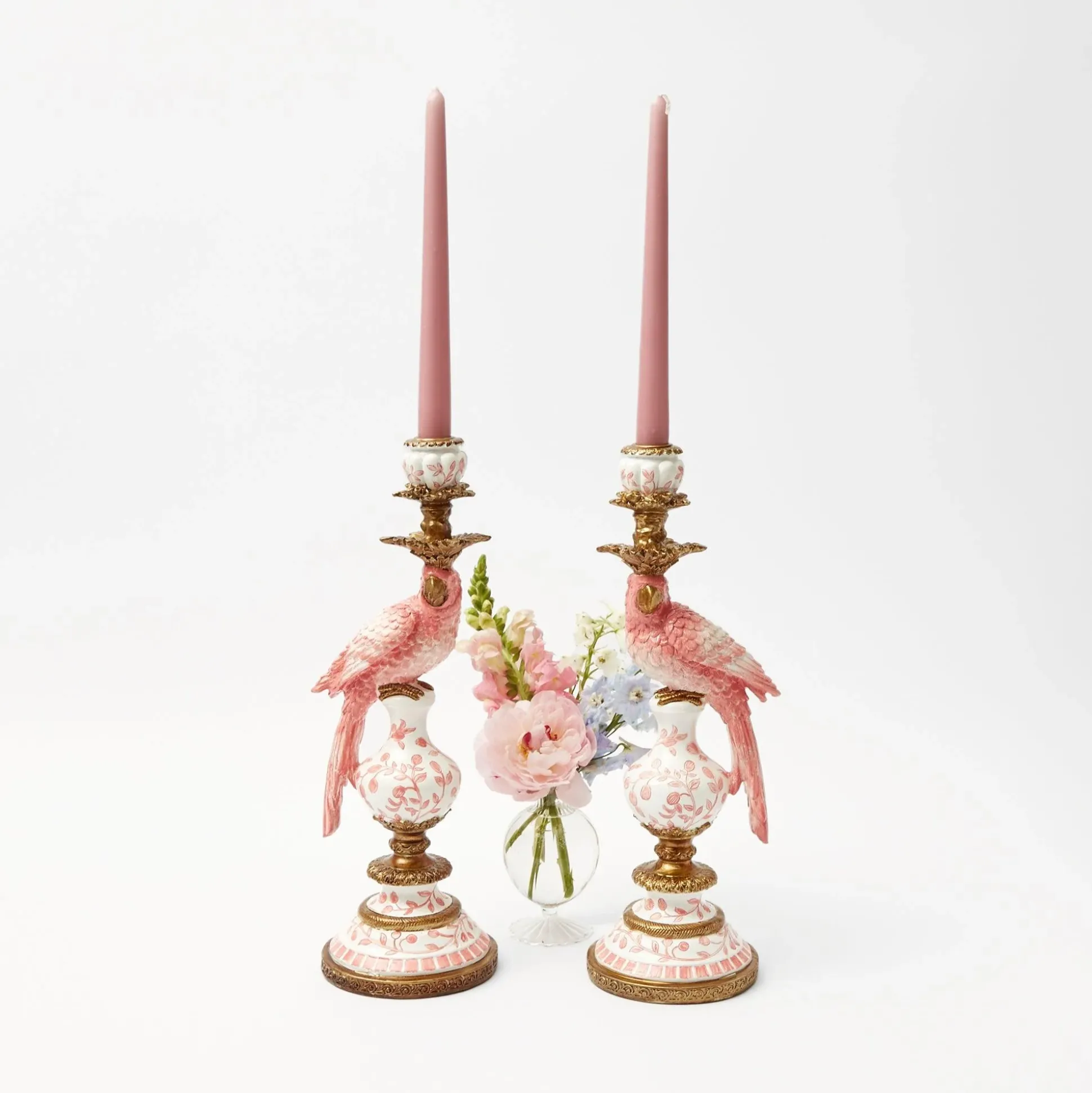 Pink Candles (Set Of 8)