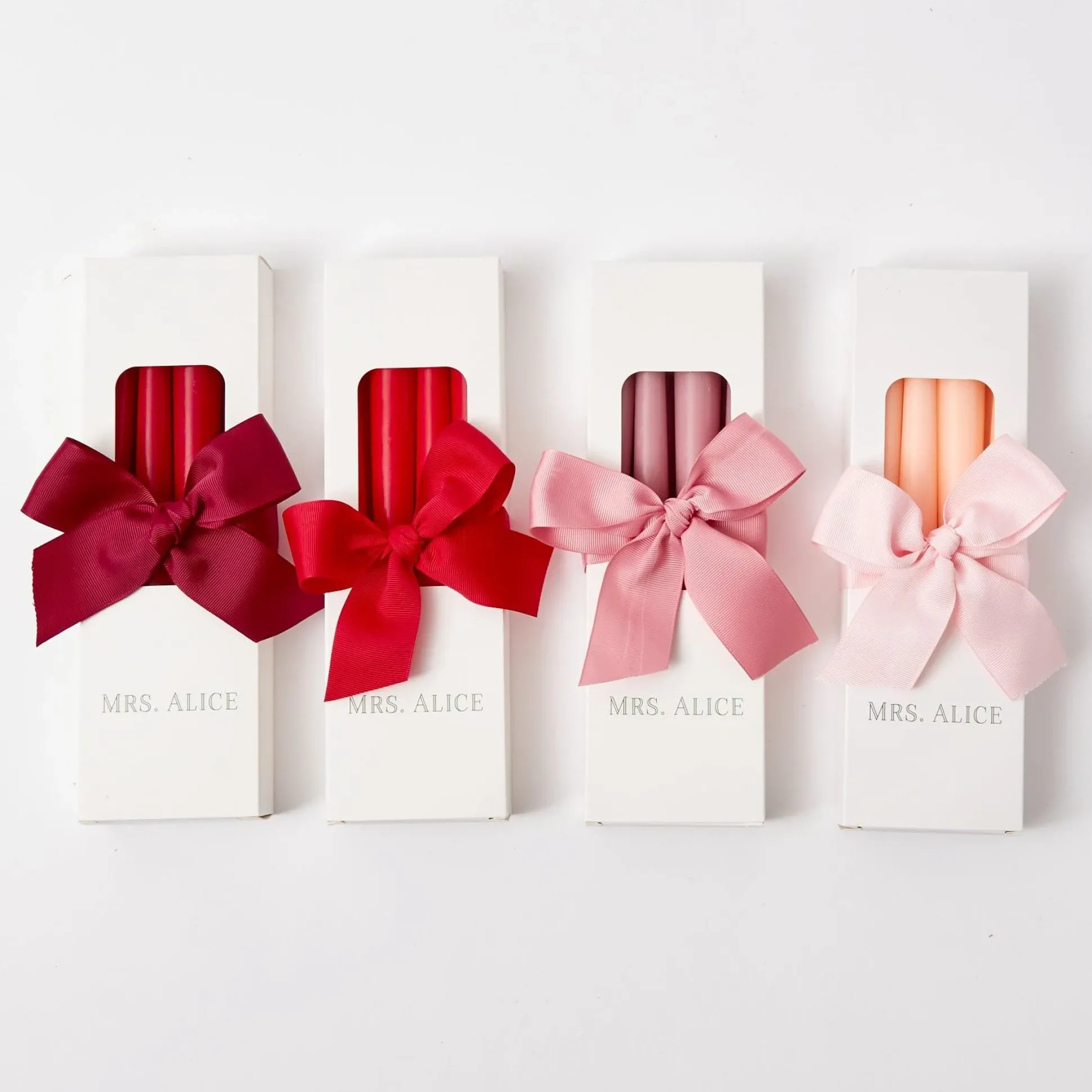 Pink Candles (Set Of 8)