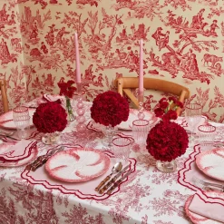 Pink Capri Lettuce Dinner Plate