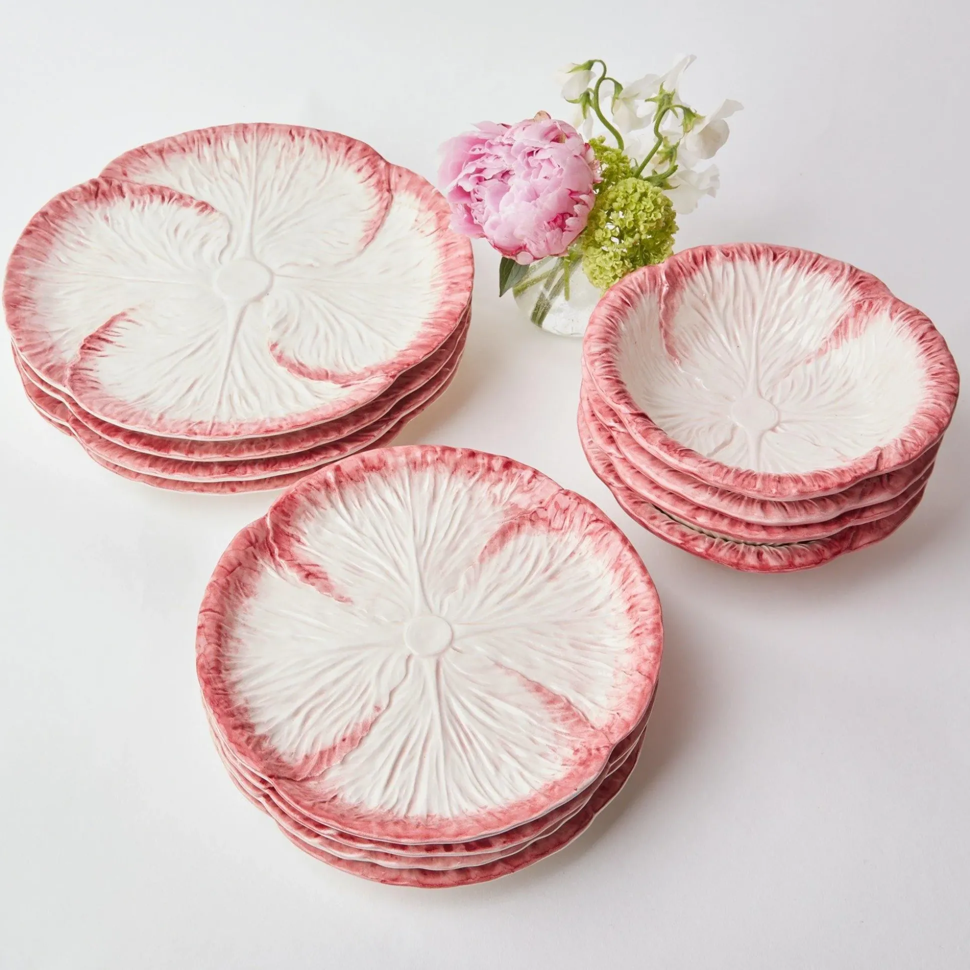 Pink Capri Lettuce Dinner Plate