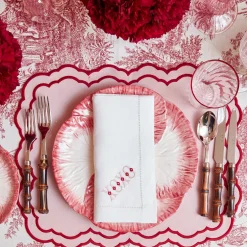 Pink Capri Lettuce Dinner Plate