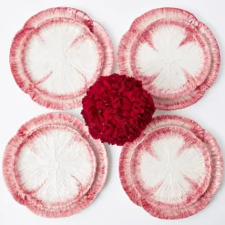 Pink Capri Lettuce Dinner Plate