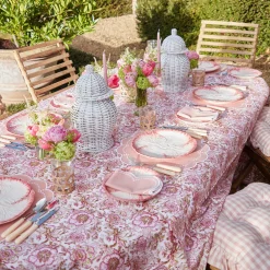 Pink Capri Lettuce Dinner Plate