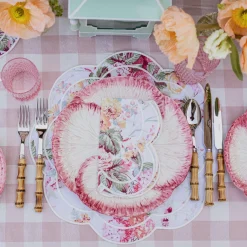 Pink Capri Lettuce Dinner Plate (Set Of 4)