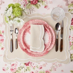 Pink Capri Lettuce Starter Plate (Set Of 4)