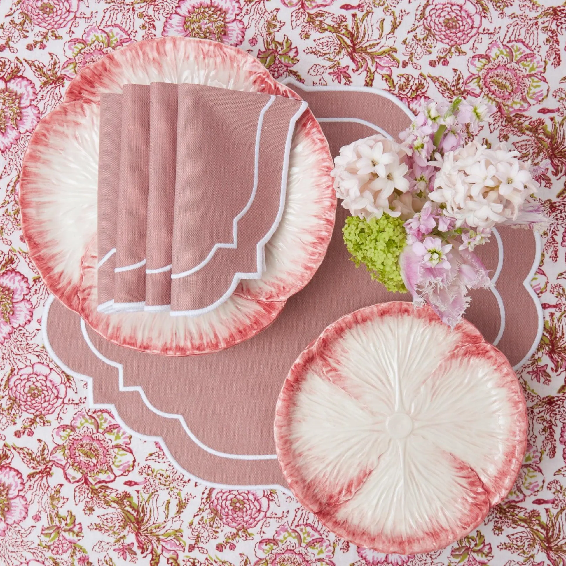 Pink Capri Lettuce Starter Plate