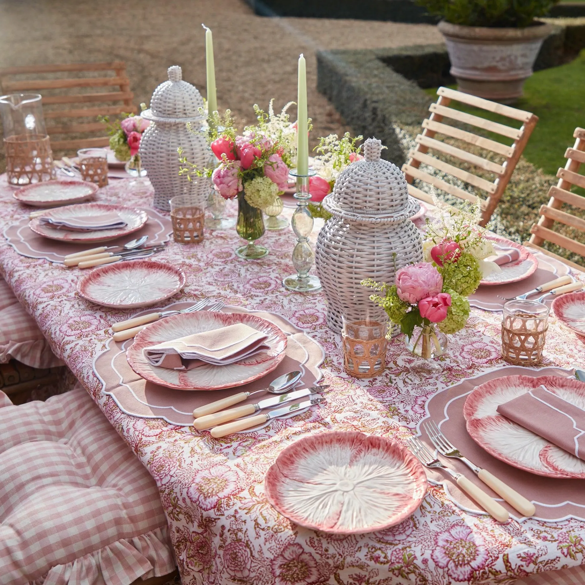 Pink Capri Lettuce Starter Plate