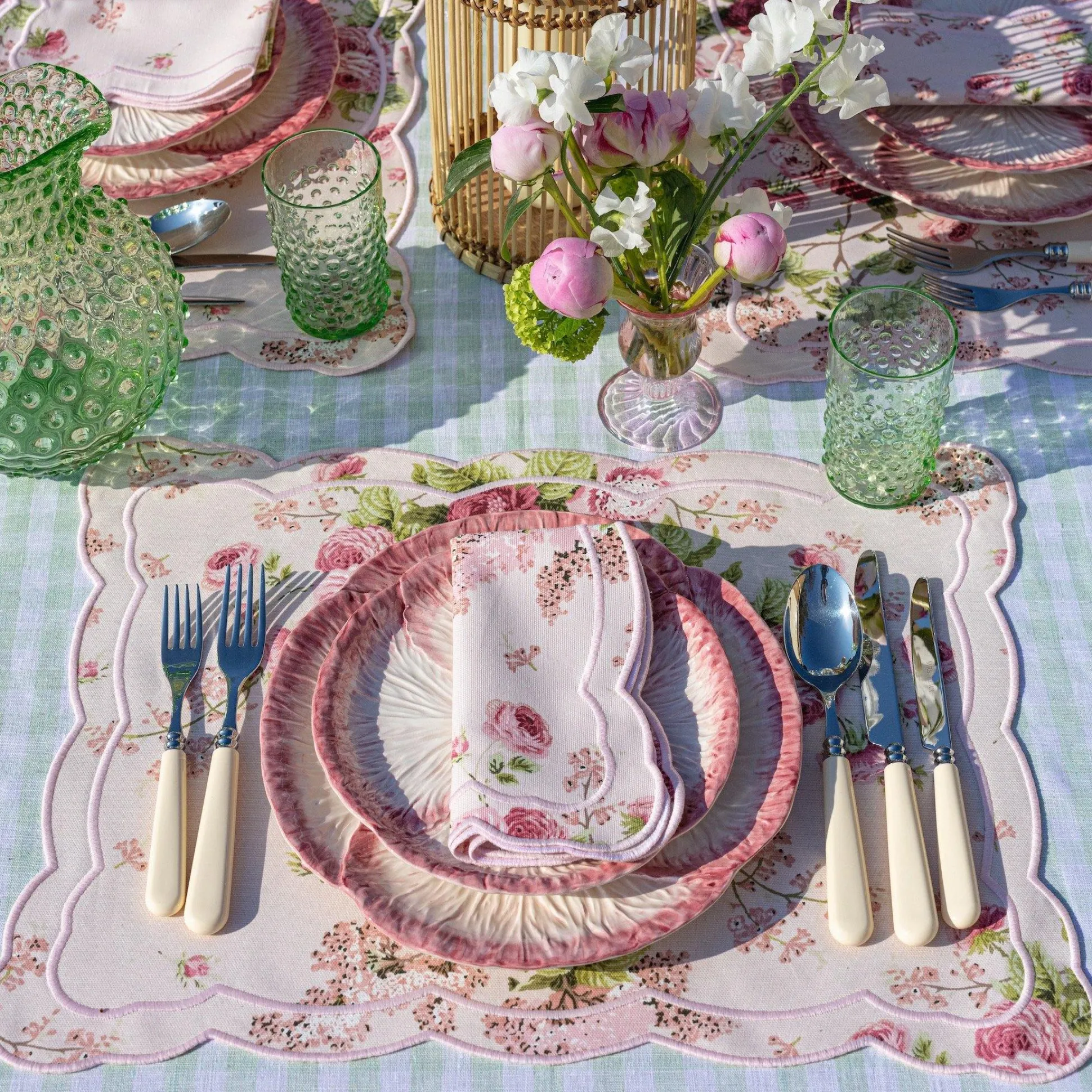 Pink Capri Lettuce Starter Plate