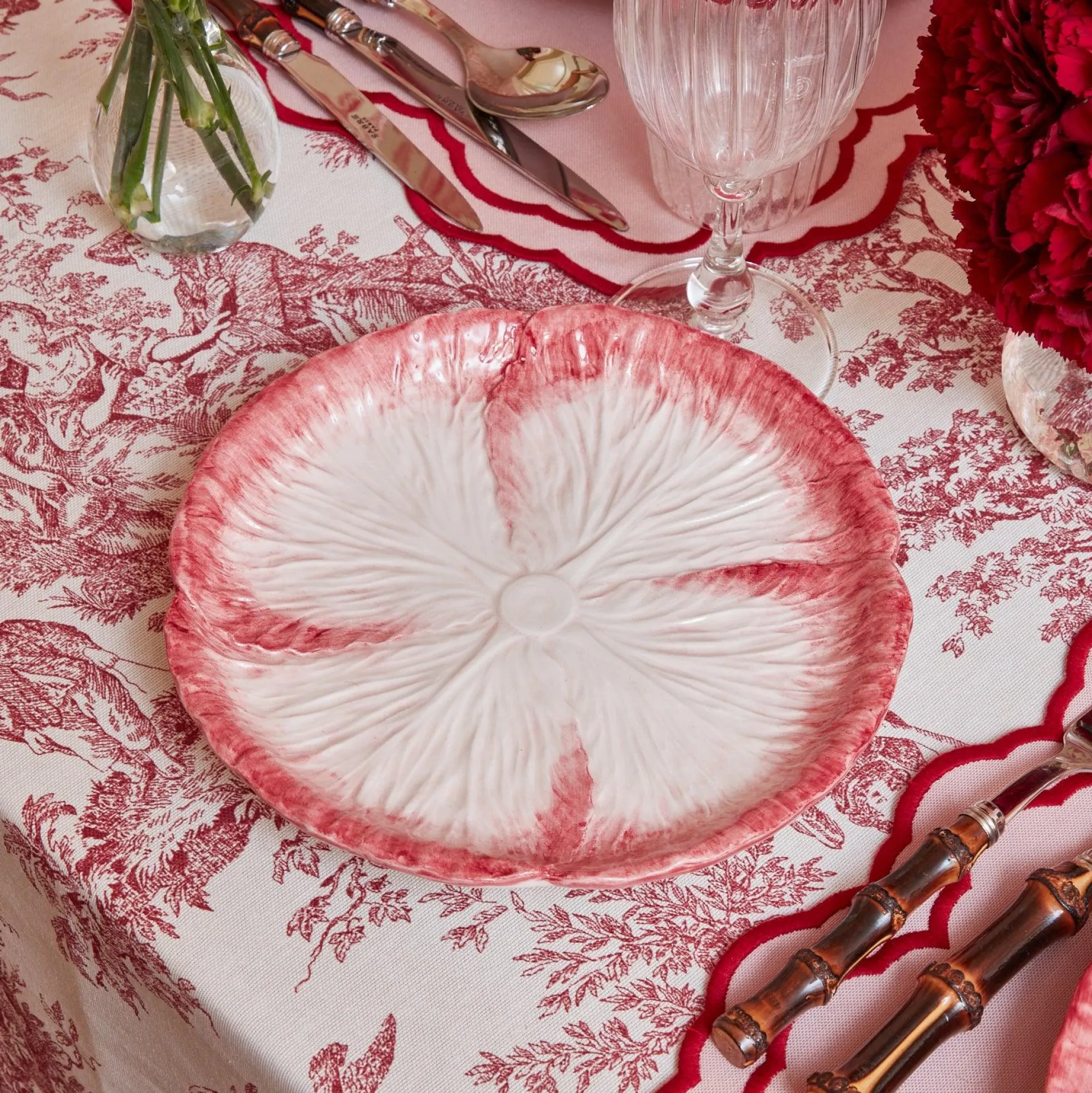 Pink Capri Lettuce Starter Plate