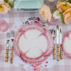 Pink Capri Lettuce Starter Plate (Set Of 4)