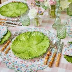 Pink Gingham Tablecloth