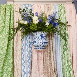 Pink Pagoda Garden Fabric