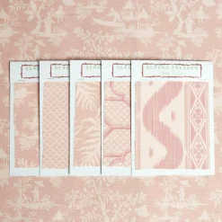 Pink Pagoda Garden Fabric