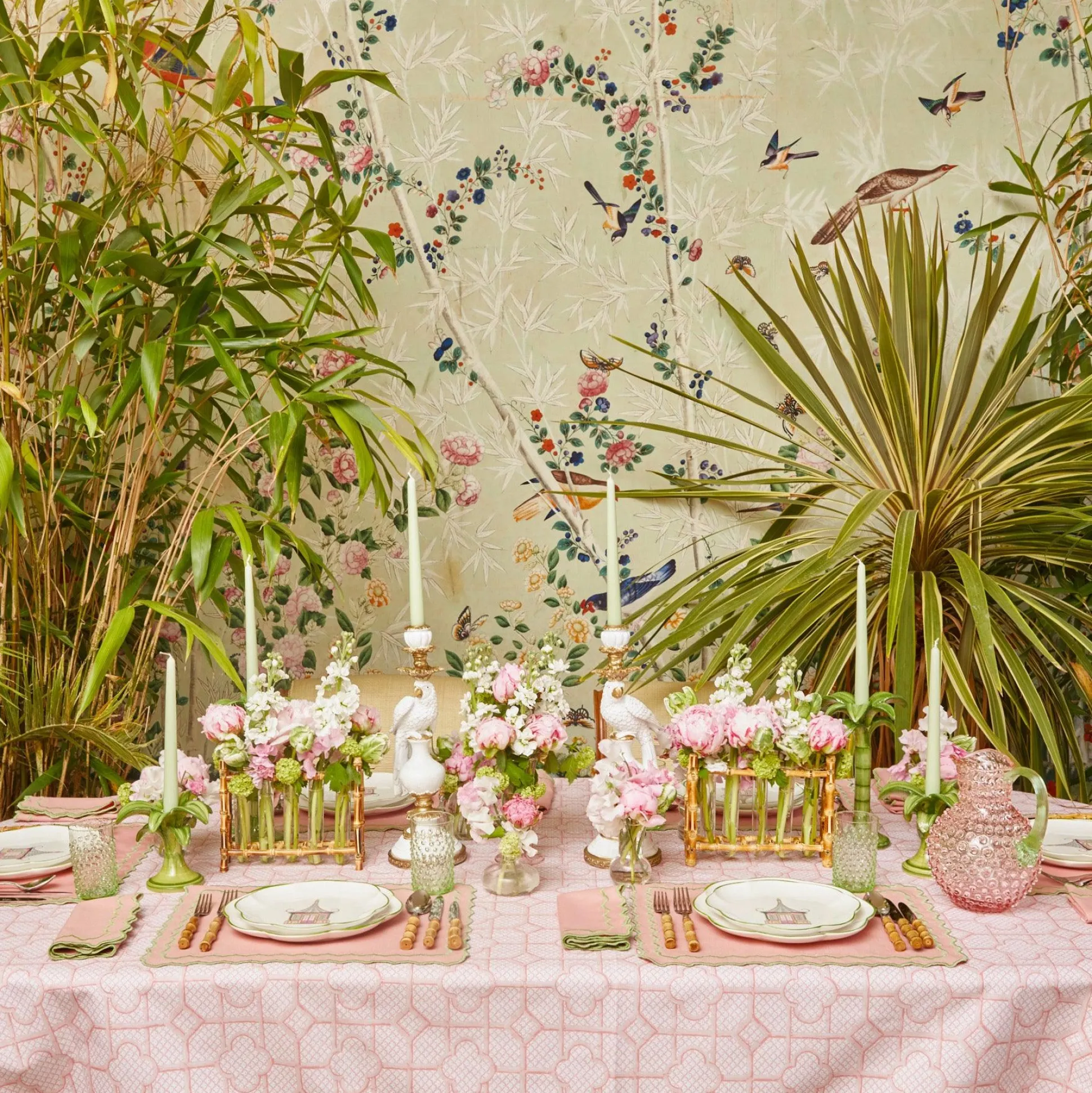 Pink Penelope Napkins (Set Of 4)