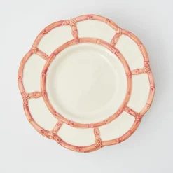 Pink Petal Bamboo Dinner Plate