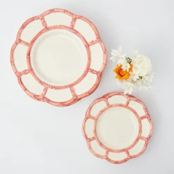 Pink Petal Bamboo Starter Plate