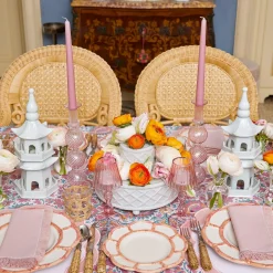 Pink Petal Bamboo Starter Plate