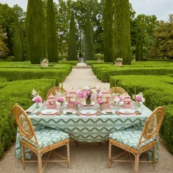 Pink Rattan Pagoda Lantern