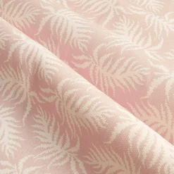 Pink Trailing Ferns Fabric