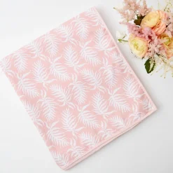Pink Trailing Ferns Tablecloth