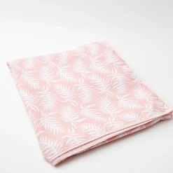 Pink Trailing Ferns Tablecloth