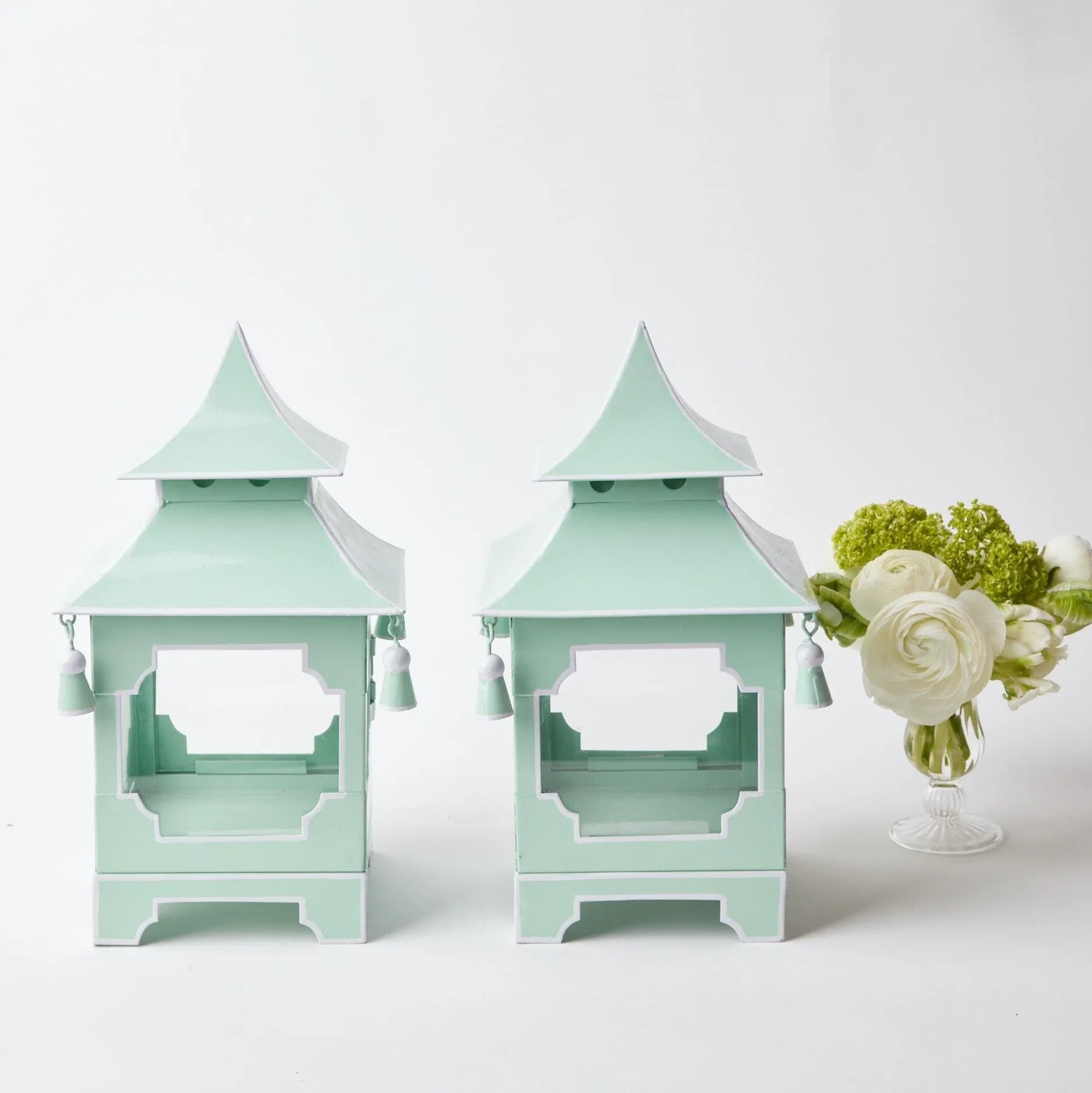 Pistachio Green Pagoda Lantern