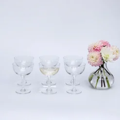 Poppy Prosecco Coupe (Set Of 6)