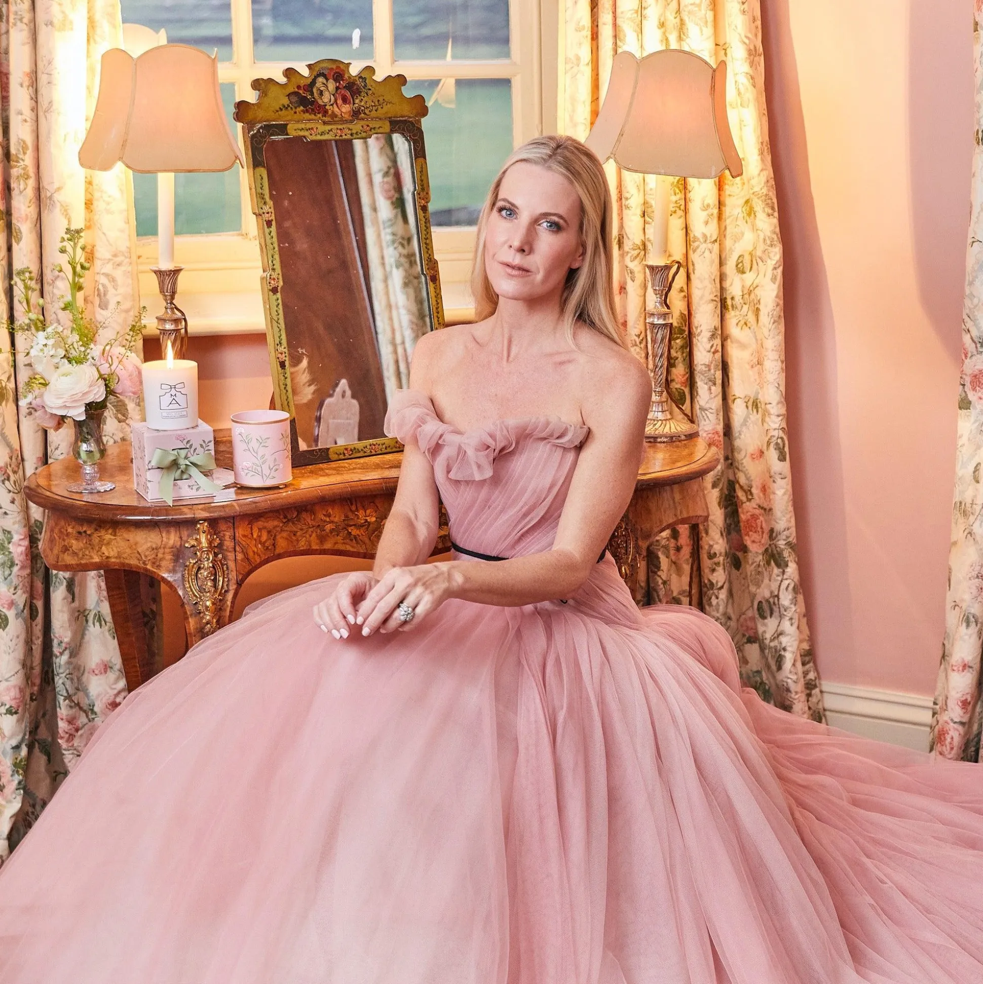 Portrait Of A Garden Scented Candle & Pot Set