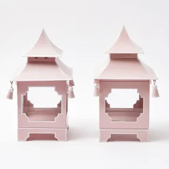 Powder Pink Pagoda Lantern