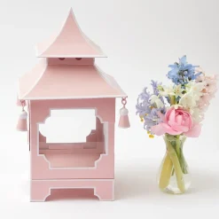 Powder Pink Pagoda Lantern