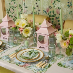 Powder Pink Pagoda Lantern