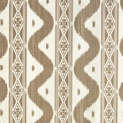 Putty Ikat Stripe Fabric