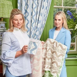 Putty Ikat Stripe Fabric