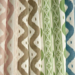 Putty Ikat Stripe Fabric